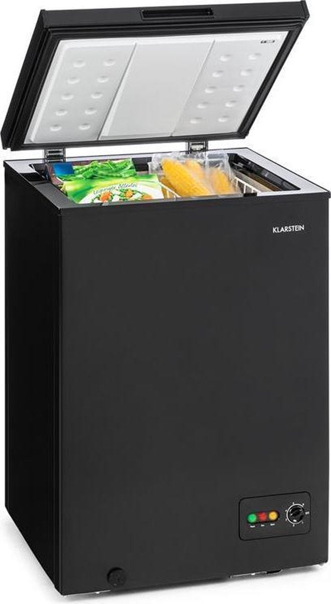 Klarstein Iceblokk 100 Diepvrieskist - Vrijstand - vier sterren vriesvak - Traploze temperatuurregelaar met 7 vermogensstanden :  -15 > -26°C -