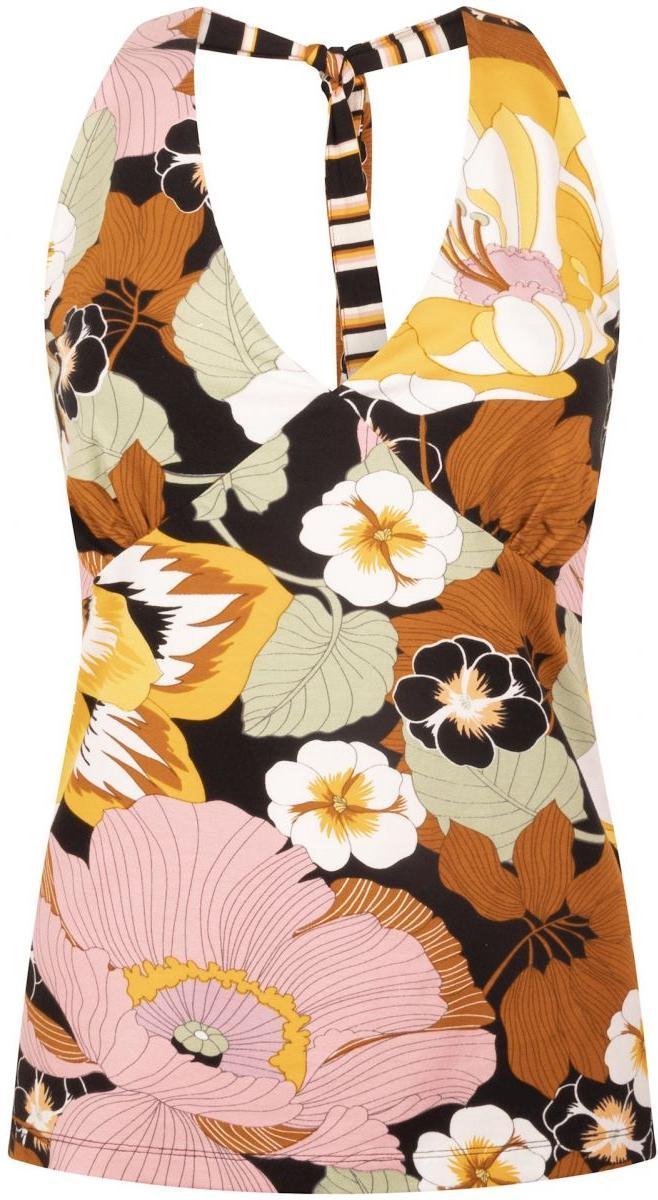 Tramontana Top Halter Blooming Print - XL