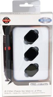 PRO-mounts 3-Filter Pack for Mavic 2 Pro (ND8/PL + ND16/PL + ND32/PL standard)