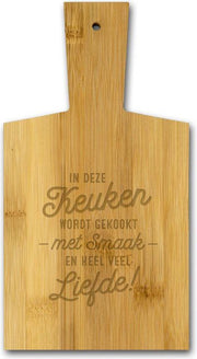 Borrelplank - In deze keuken/liefde