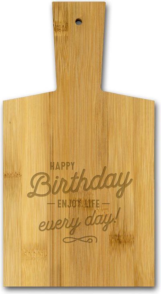 Borrelplank - Happy birthday