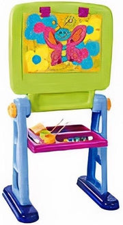 Playgo Schrijf-/magneetbord 49 X 36 X 92 Cm Groen/blauw