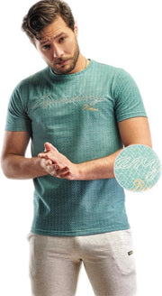 Embrator mannen Jogging set / Huispak aqua/licht grijs maat 3XL