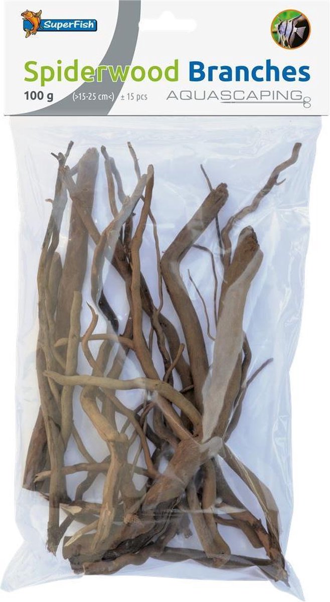 Superfish aquarium hout SPIDERWOOD BRANCH 15-25CM