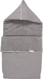 Koeka Baby voetenzak Stockholm (3-puntsgordel) - 40x90cm - steel grey
