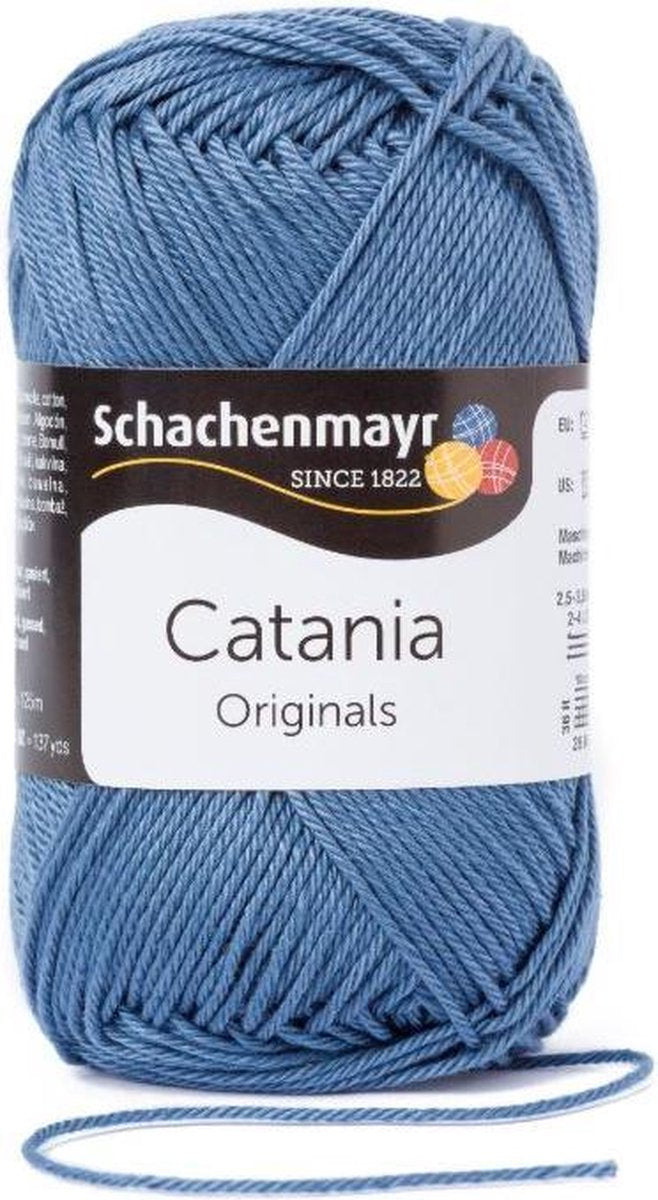 10 bollen Catania Orignals 50 g kleur 269 grijsblauw