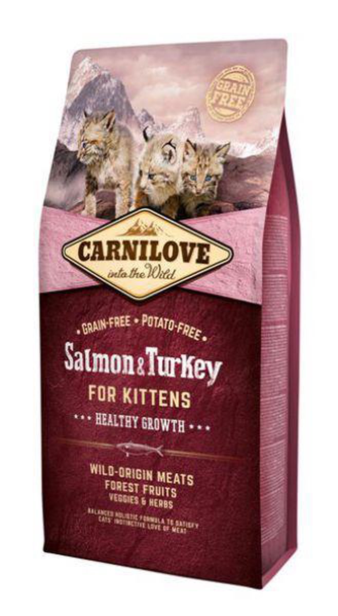 Carnilove Cat Salmon/Turkey Kittens 6 kg