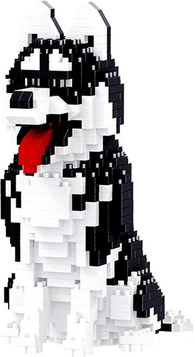 Balody Husky - Nanoblocks - bouwset / 3D puzzel - 753 bouwsteentjes