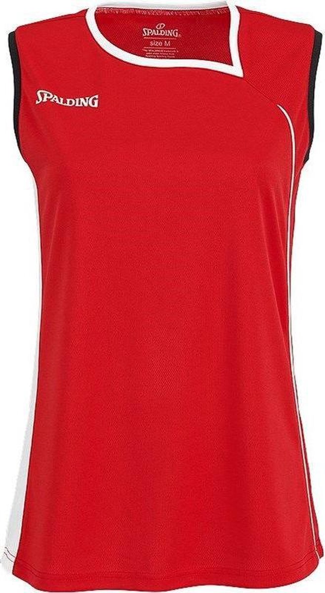 Spalding 4Her 2 Basketbalshirt Dames - Red / White | Maat: 42