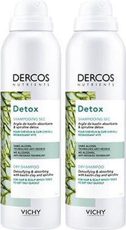 Vichy Dercos Nutrients Detox DroogShampoo - 2x150ml