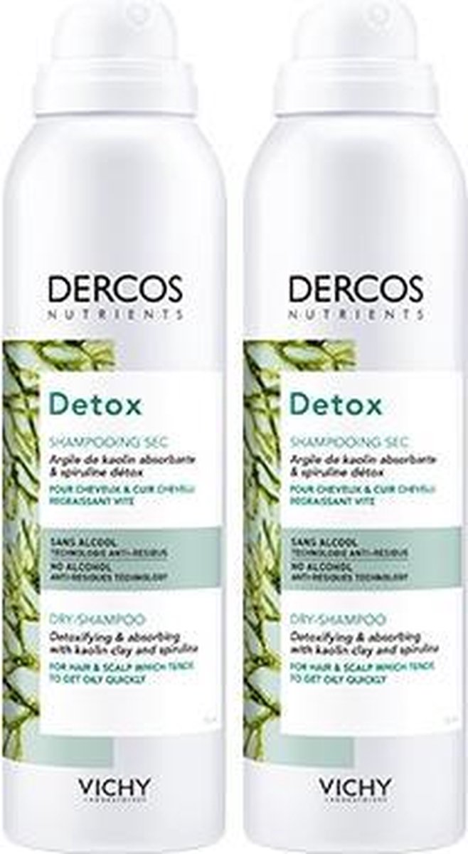 Vichy Dercos Nutrients Detox DroogShampoo - 2x150ml