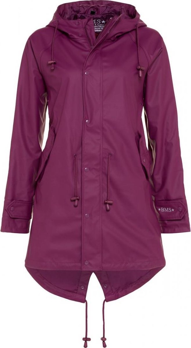 Paarse dames regenjas / parka HafenCity® van BMS S