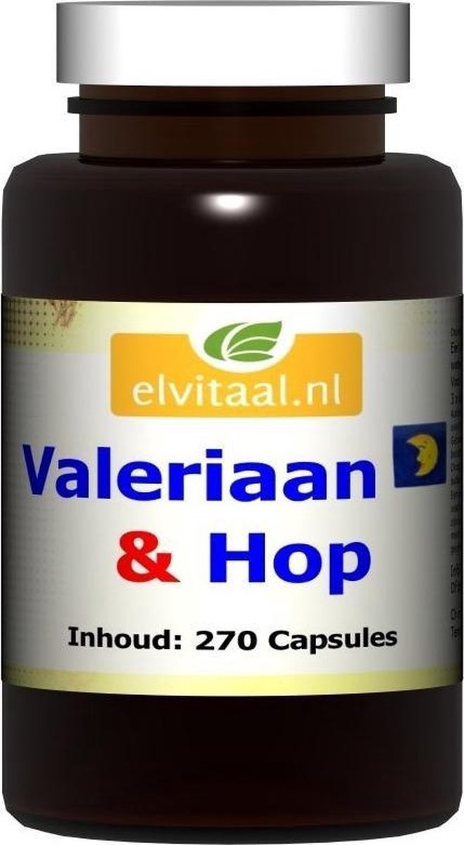 Elvitaal Valeriaan met Hop 270 cap