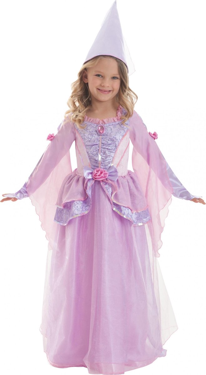 Aymax Verkleedjurk Prinses Meisjes Polyester Roze Maat 98-128