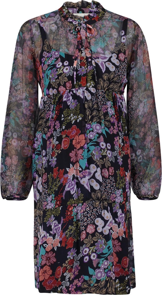 Queen Mum Jurk Milan - Black Iris - Maat M