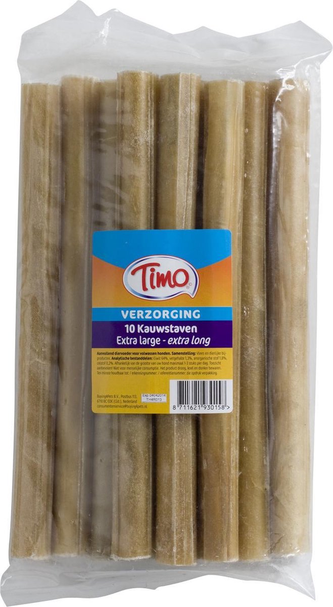 Timo Rund Kauwstaaf - Hondensnack - 10 stuks
