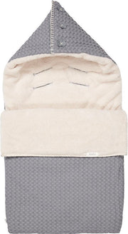 Koeka Voetenzak wafel teddy Oslo 0+ (3 punts) - steel grey/pebble