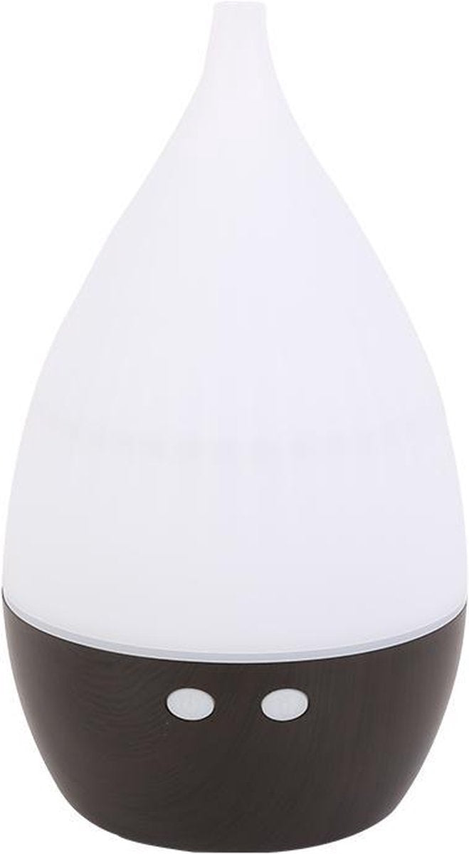Aroma Diffuser - Luchtbevochtiger Aroma Therapie + NEUTRIHERBS Olie 10 ML - Vernevelaar – Verstuiver – Donker Bruin