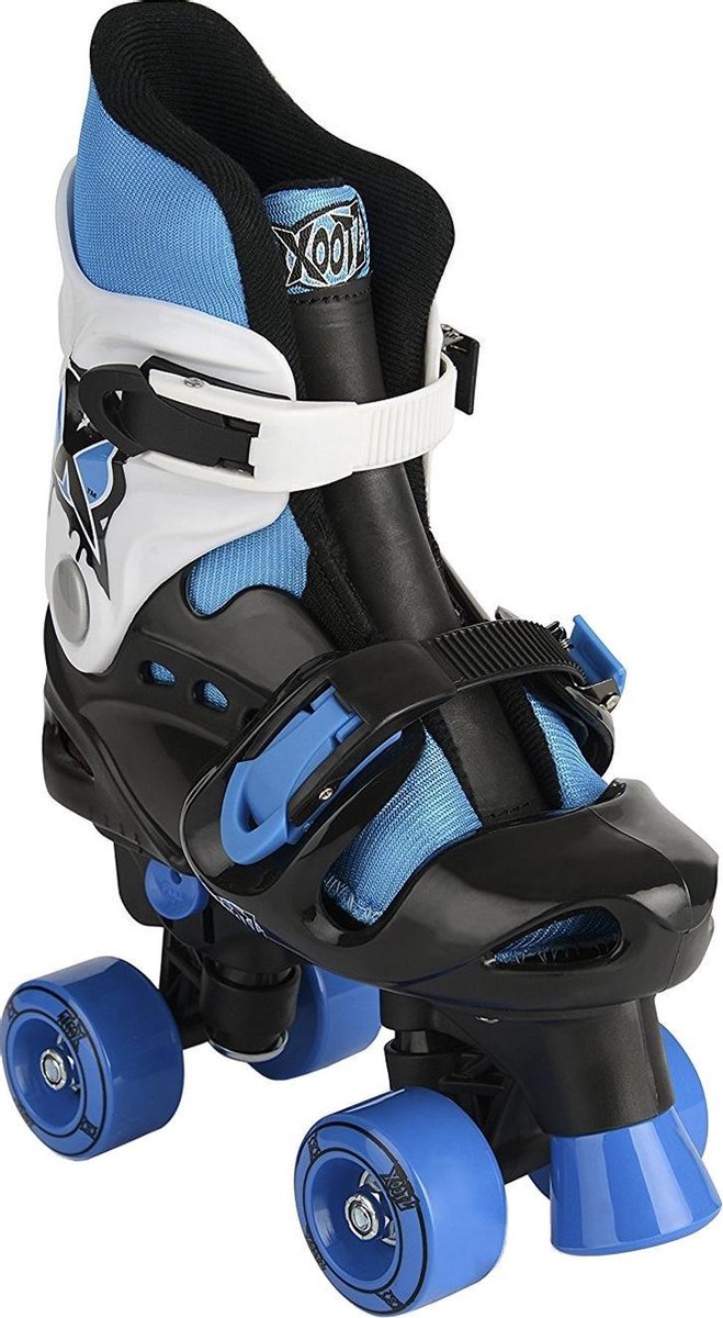 Xootz Rolschaatsen Quad Skate Jongens Zwart/blauw Mt 32/36