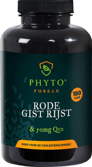 Rode gist rijst & 50 mg Q10 voordeelverpakking 180 capsules