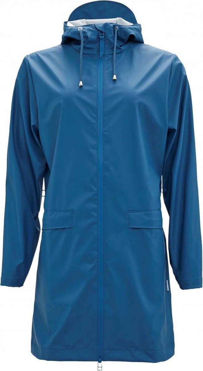Rains W Coat 1246 Jas - Blauw