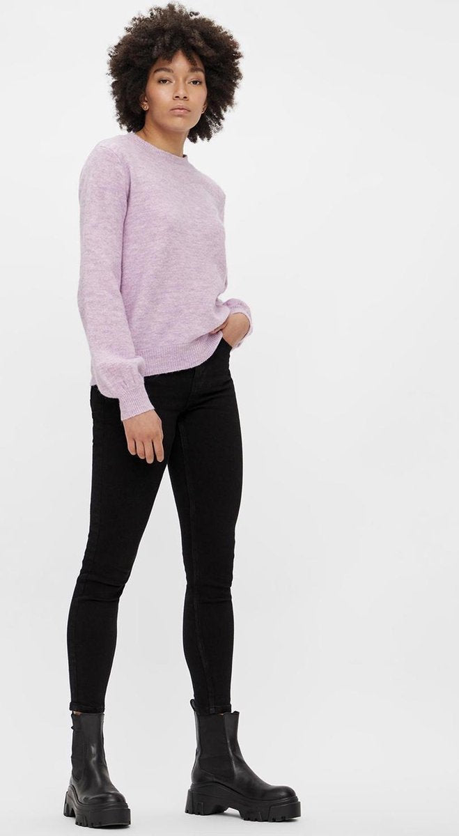 Pieces Dames PCPERLA LS  KNIT NOOS Orchid bloom Trui - Maat XS