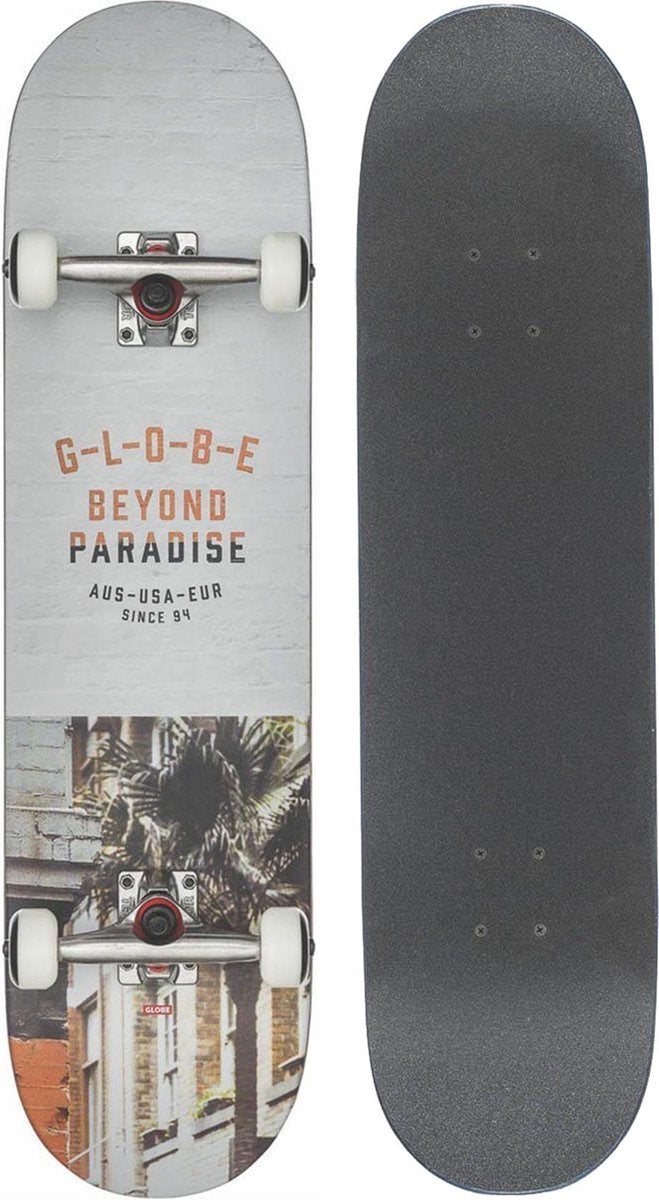 Globe Skateboard - wit/oranje/zwart