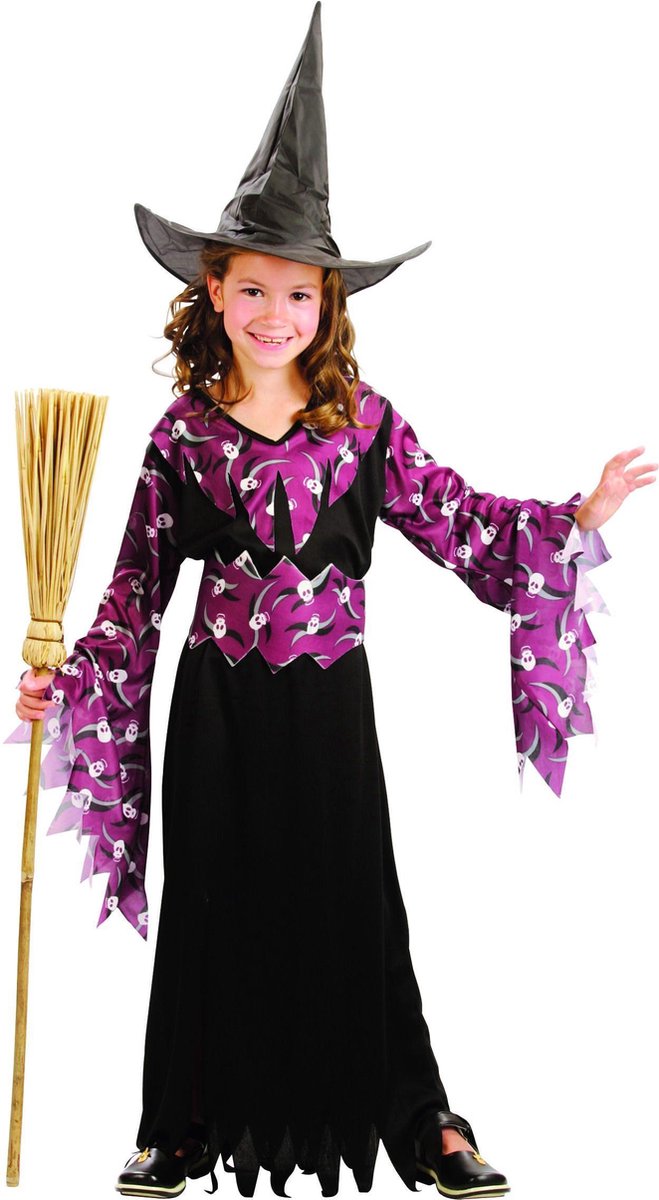 " Halloween heksen Kostuum voor meisjes Halloween artikel - Verkleedkleding - 134/146"