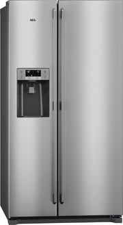 AEG RMB56111NX - Amerikaanse koelkast - RVS