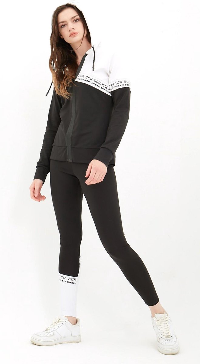 SCR. Dara Sweatvest Met Capuchon En Logo Print