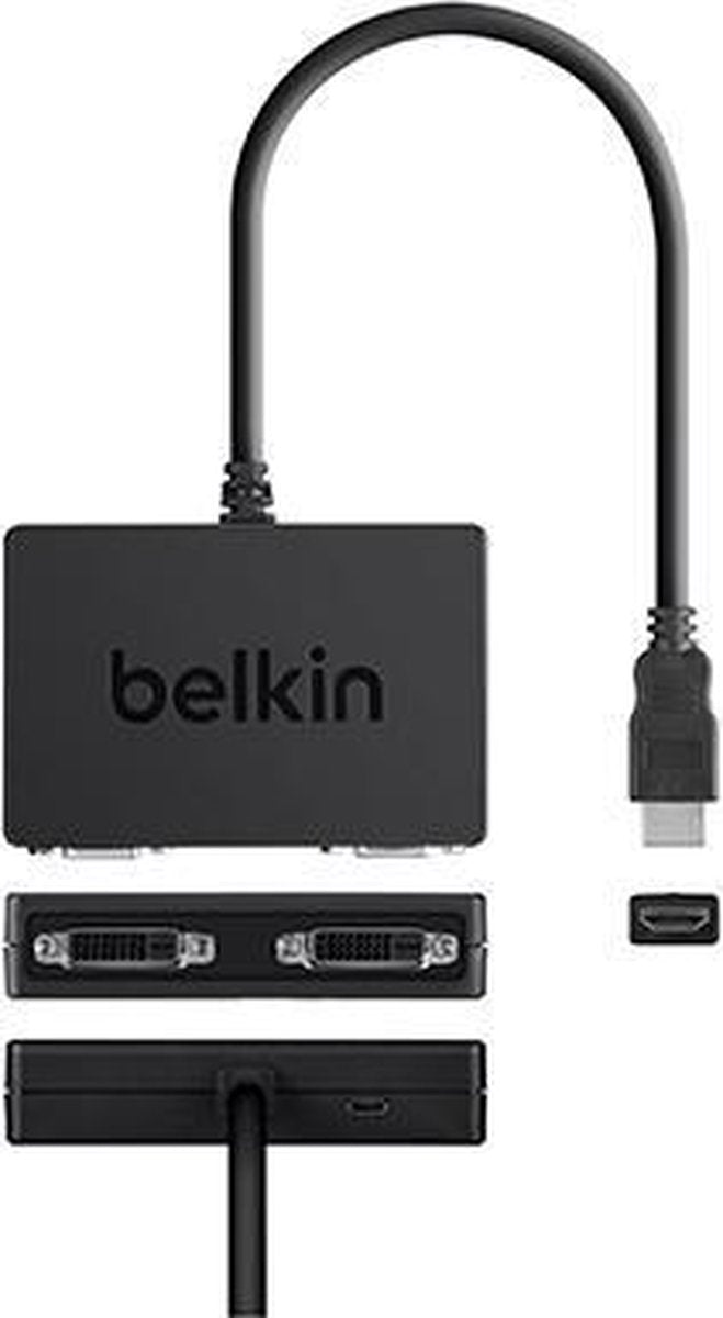 Belkin F2CD067 video kabel adapter HDMI 2 x DVI Zwart