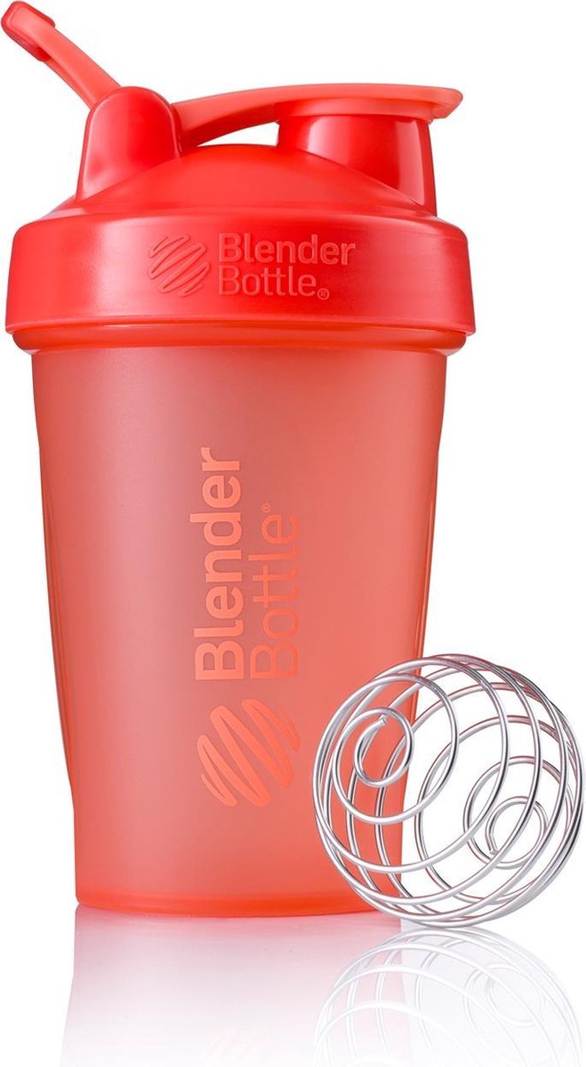 BlenderBottle Classic met oog - Eiwitshaker / Bidon - 590ml - Fullcolor Coral