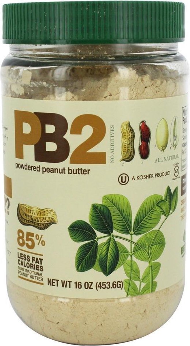 Bell Plantation Pindakaas poeder PB2 454 gram Powdered Peanut Butter
