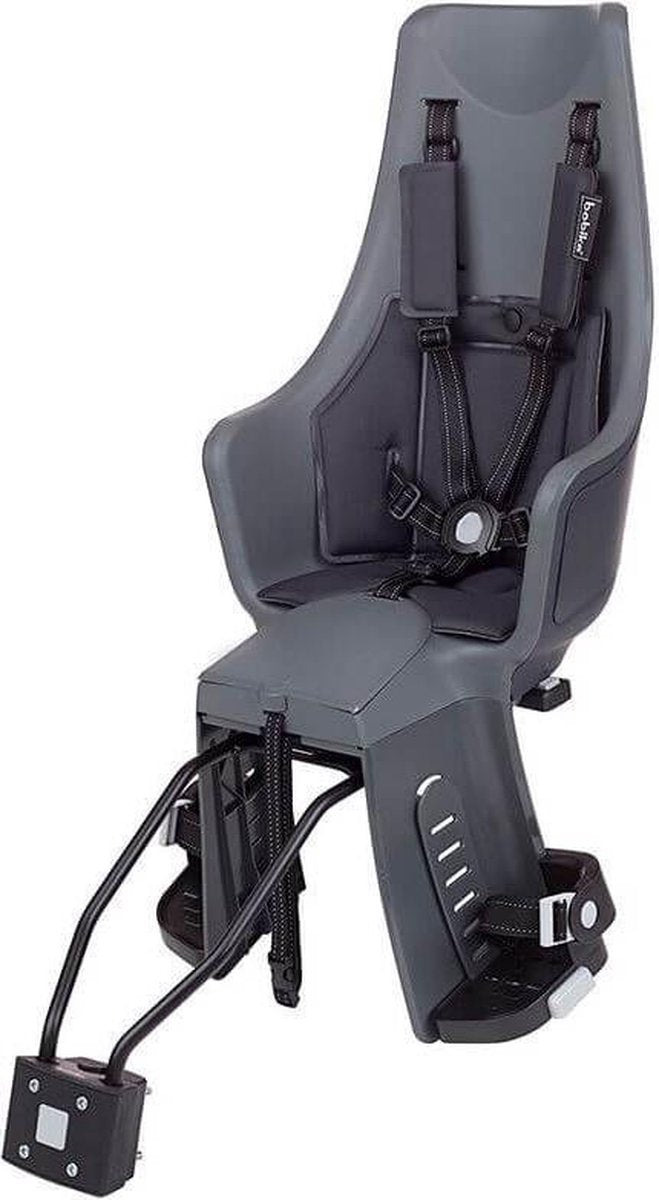 Bobike Exclusive Maxi Plus LED Fietsstoeltje - Framebevestiging - Urban Grey