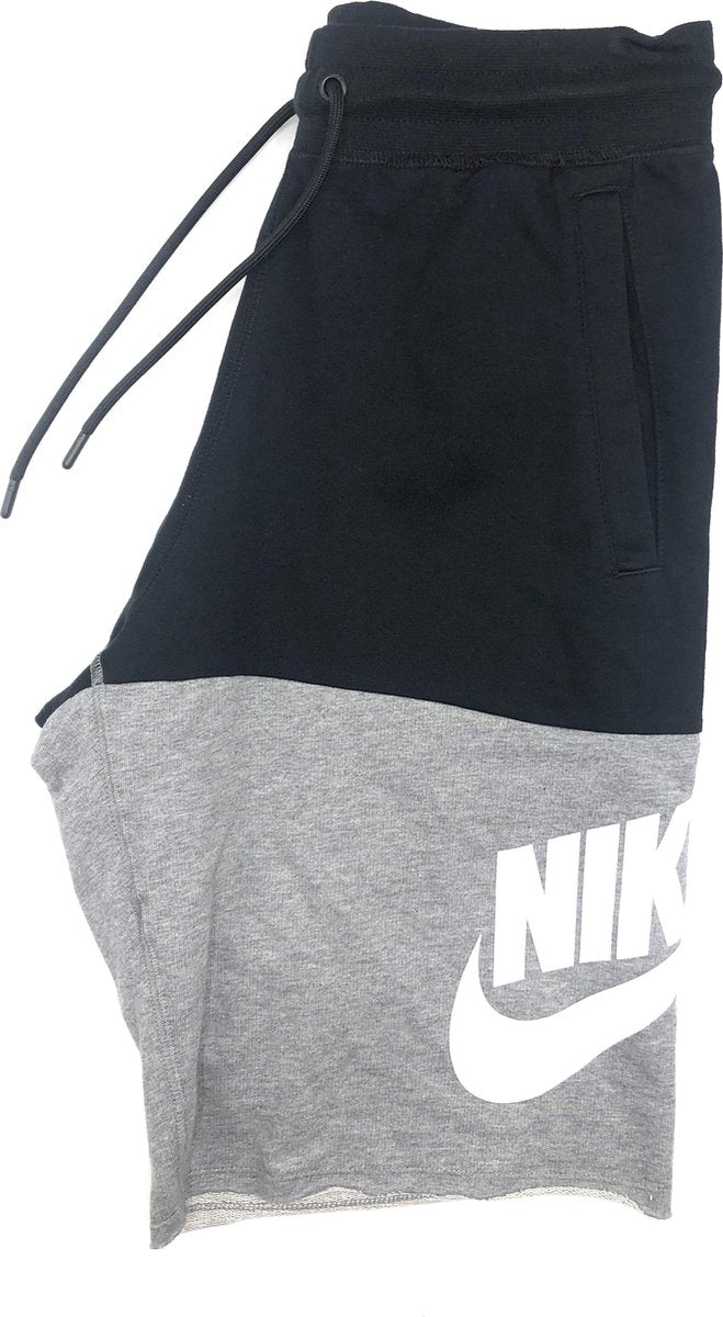 Nike Heren Korte Broek (Zwart/Grijs) - Maat M