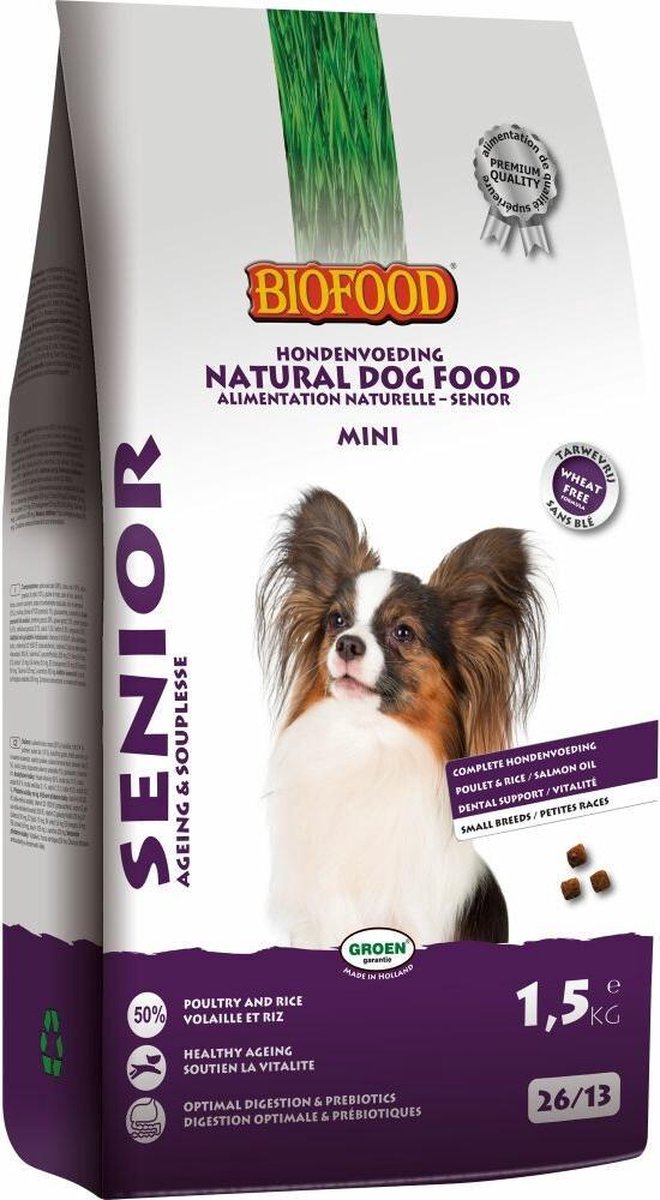 4x Biofood Small Breed Senior 1