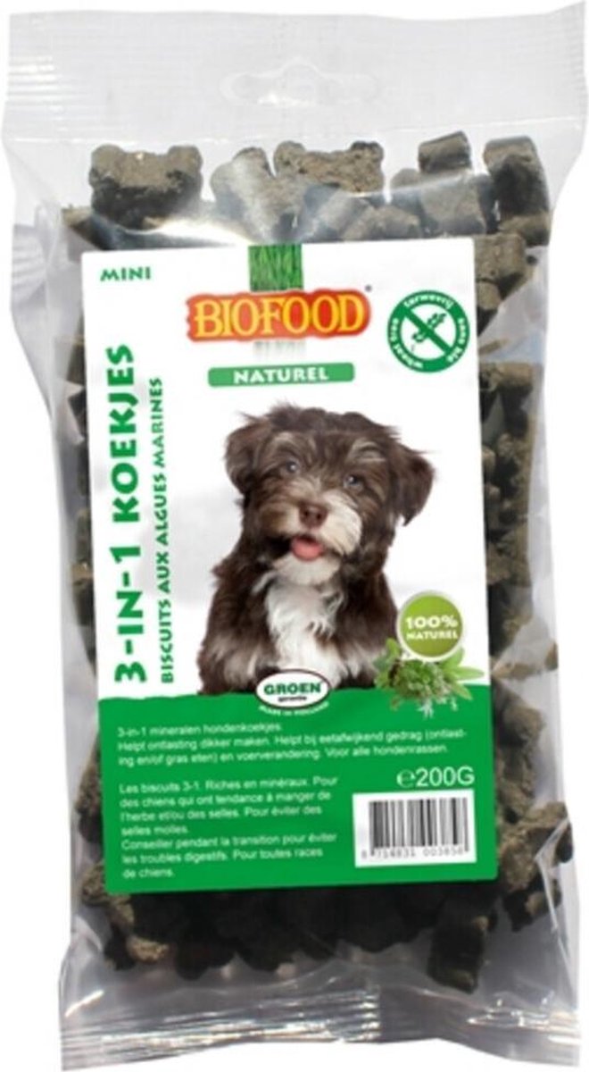 12x Biofood 3-in-1 Koekjes Kruiden Mini 200 gr