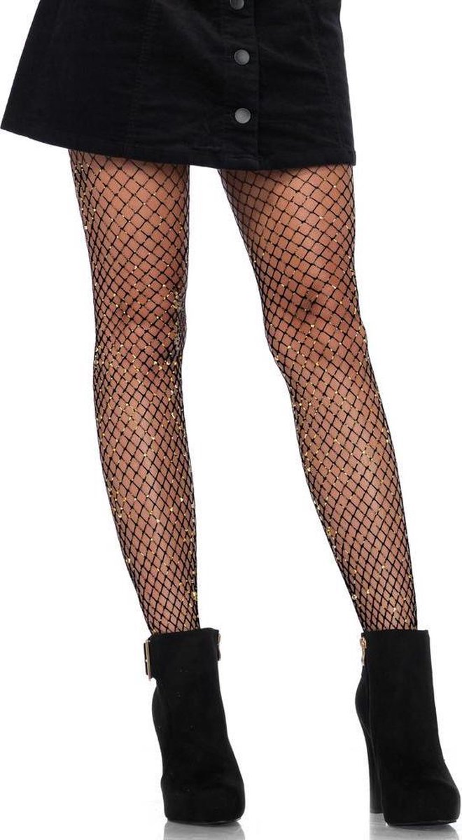 Lurex industrial net pantyhose