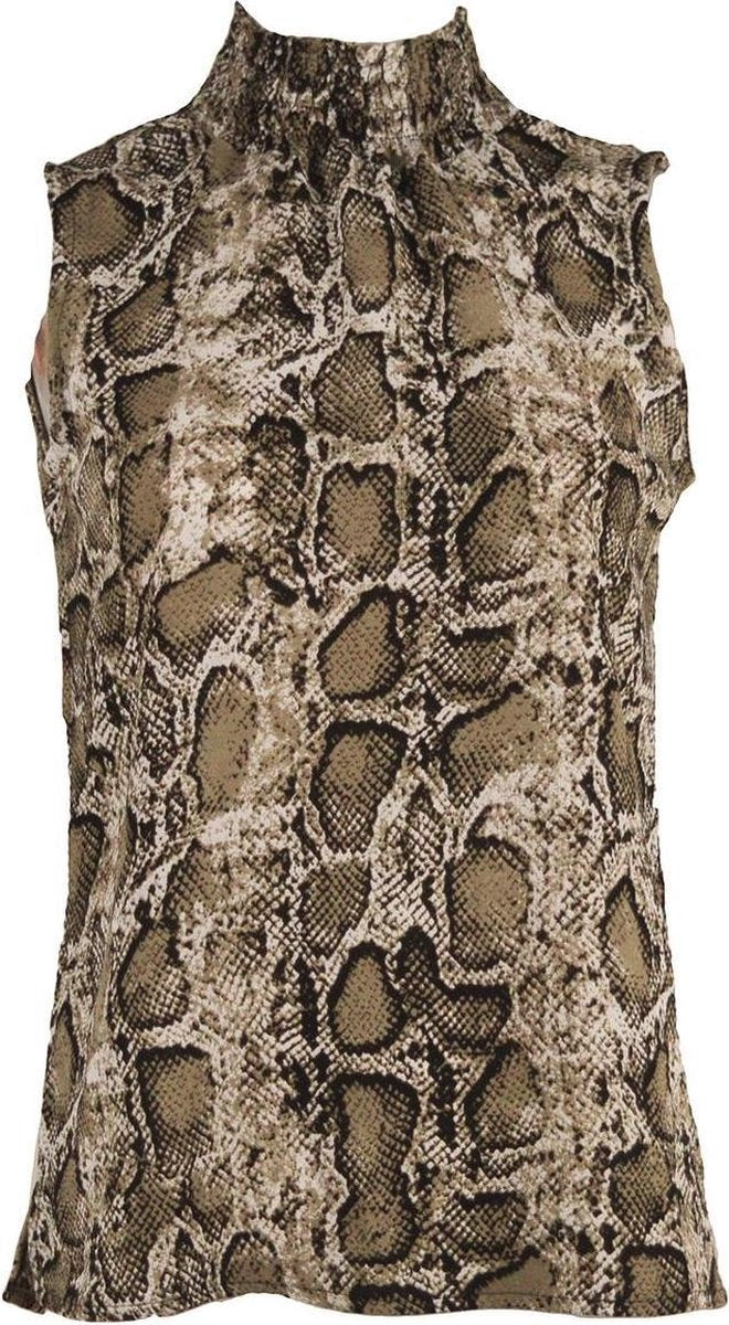 SRNDPTY Top Sleeveless Paula Snake Army