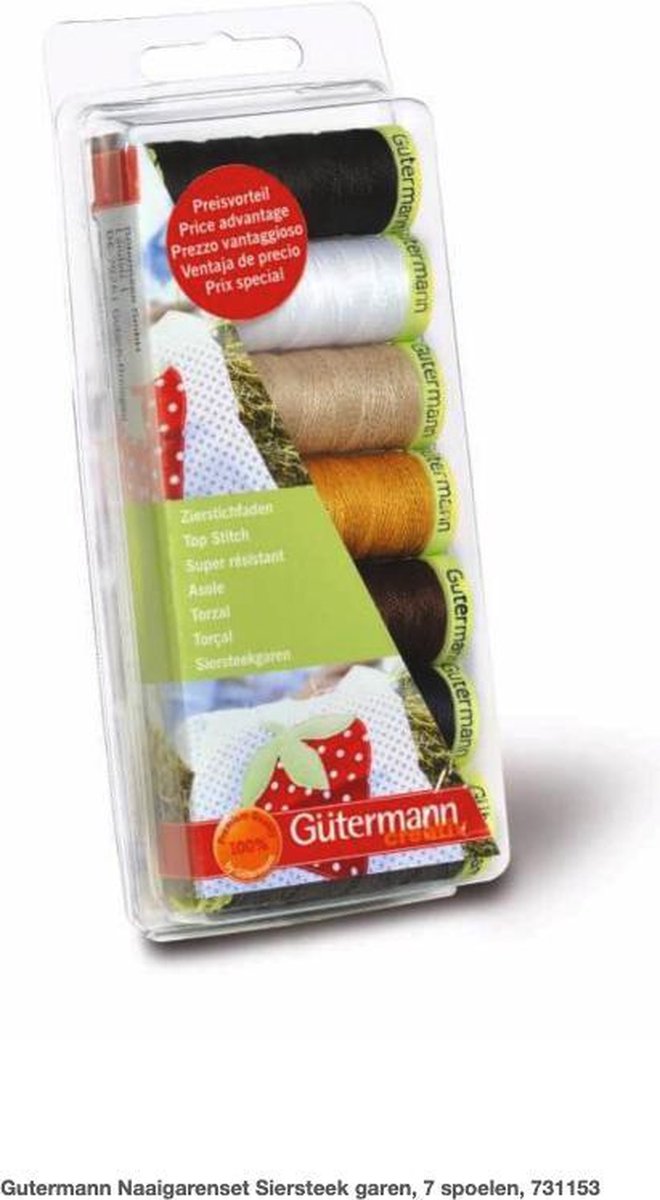 Gutermann Naaigarenset Siersteek garen