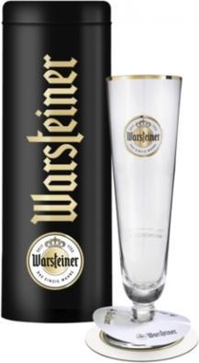 Warsteiner Tulpglas In Geschenkblik