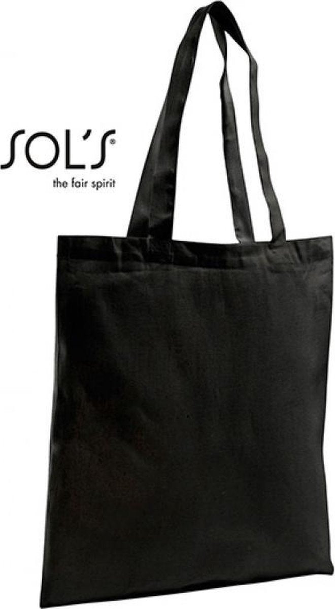 Organic Shopping Bag Zen (Zwart)