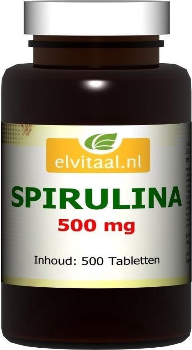 Elvitaal Spirulina - 500 mg  - 500 tabletten - Voedingssupplementen - Superfood