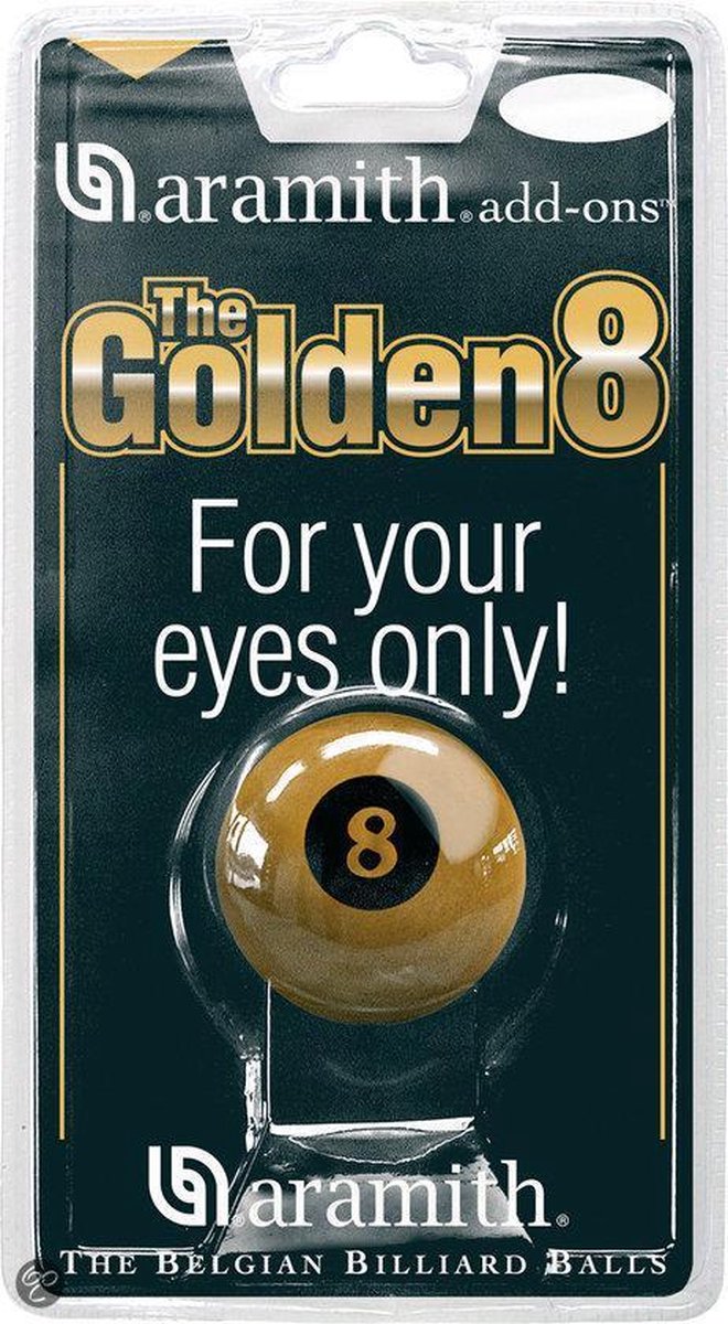 Aramith Golden 8 Ball 57.2mm
