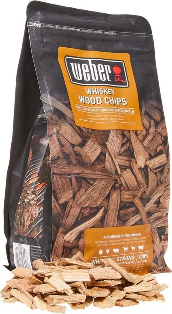 Weber BBQ Houtsnippers Whiskey Wood Chips - 700 gr