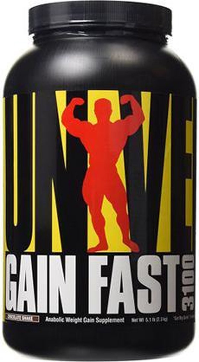 Universal Nutrition Gain Fast - Pro Weight Gainer - Cookies & Cream Smaak - 2270 Gram (10 shake) - 1 Pot