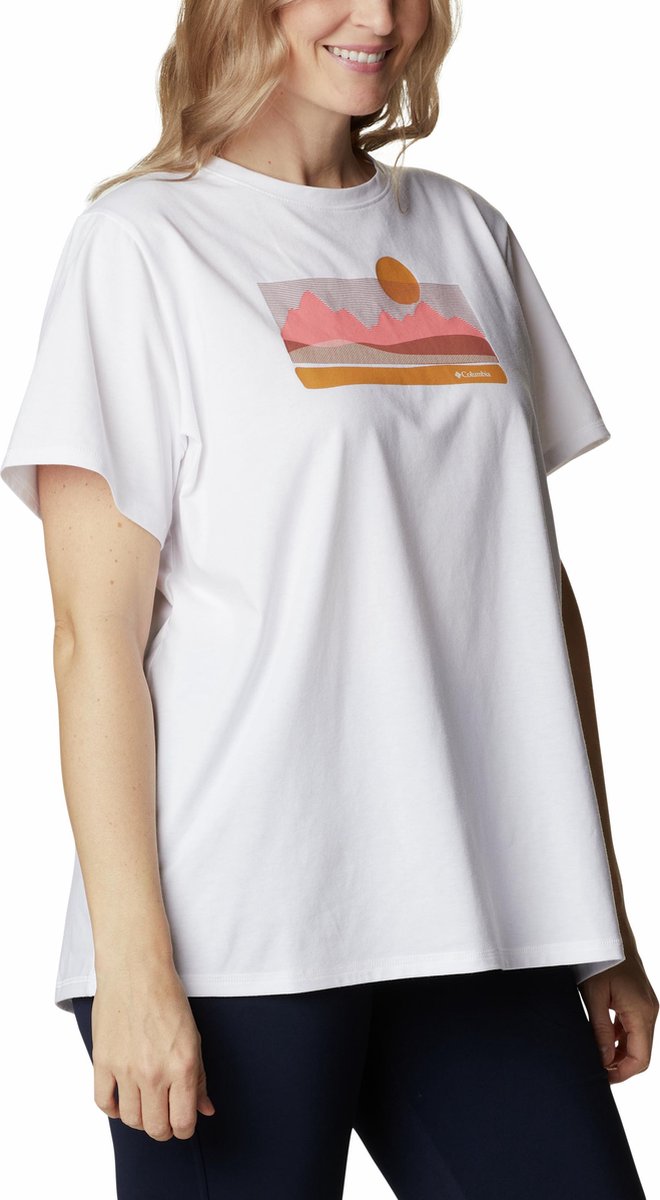 Columbia Sun Trek SS Graphic Tee - White