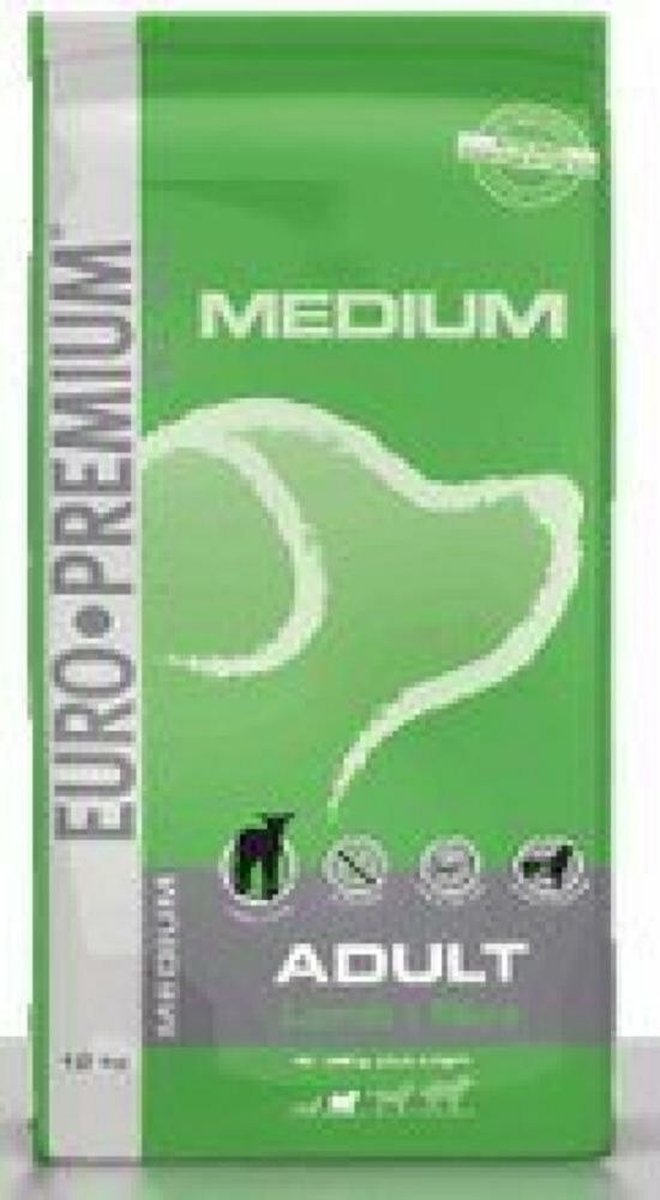 Euro-premium adult medium breed lam en rijst 12kg