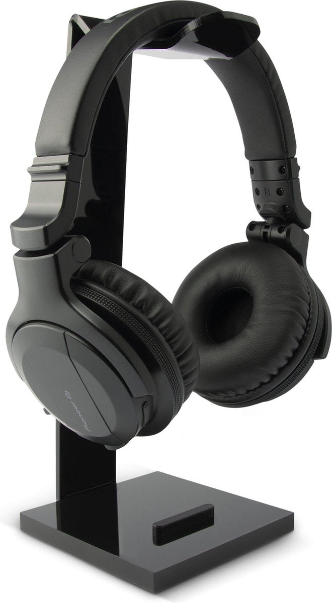 TriForce - Multifunctionele 3 in 1 Headset Stand met Telefoonhouder - Extra verzwaarde basis - Anti slip - Zwart