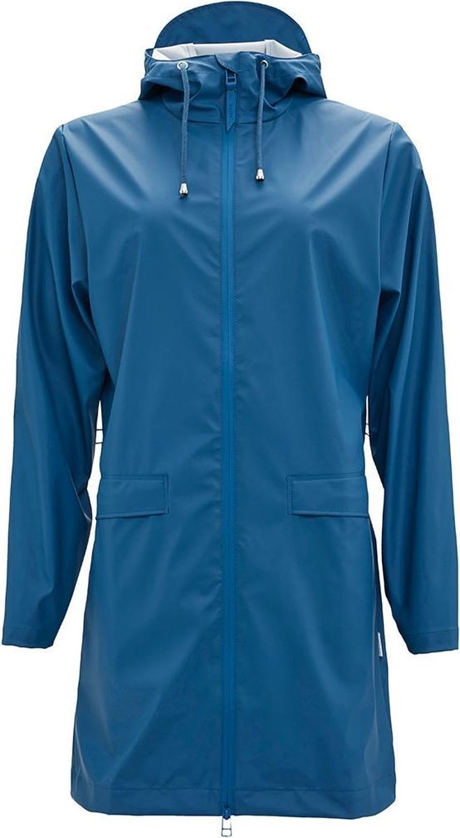 Rains W Coat 1246 Jas - Blauw